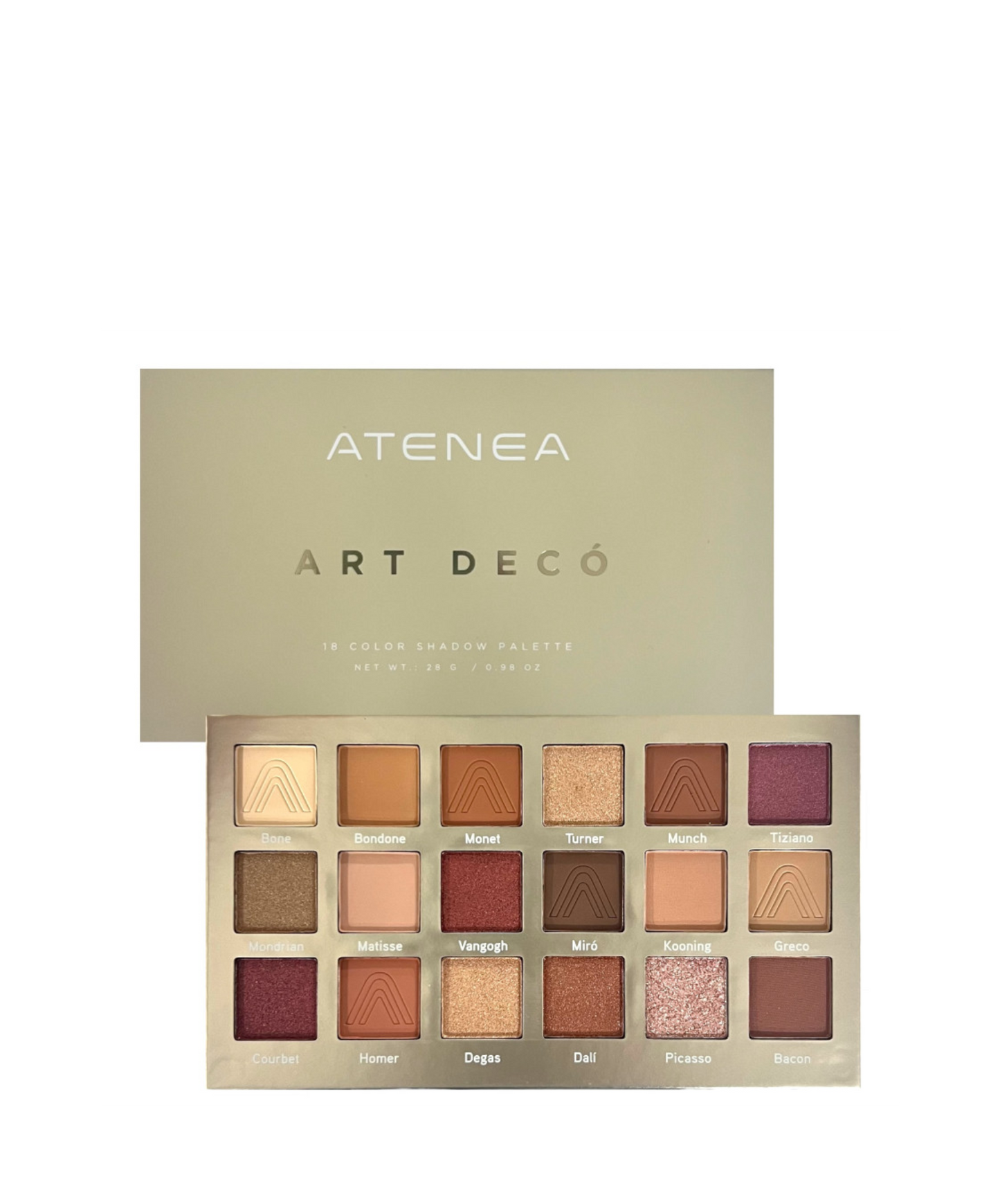 18 ART DECO SHADOW PALETTE